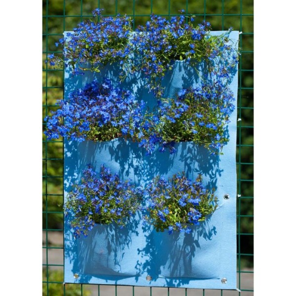 Nature Sac De Plantation Avec 6 Poches Bleu 6020257 - Photo n°2