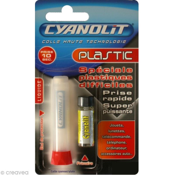 Colle Cyanolit plastic - 5 gr - Photo n°1