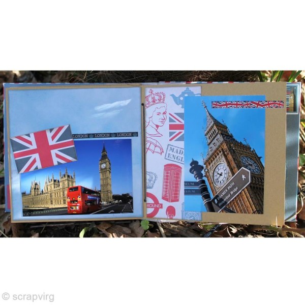 Transfert Grande Bretagne pour scrapbooking 7,5 x 20 cm - Photo n°5