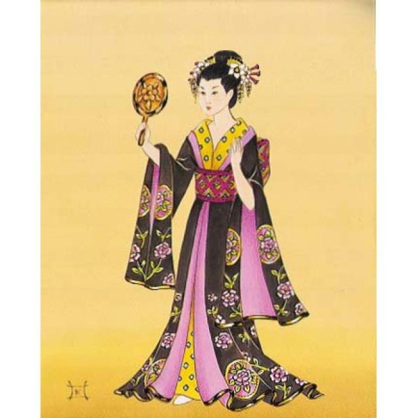 Image 3D Femme - Femme chinoise en tenue traditionnelle - Photo n°1