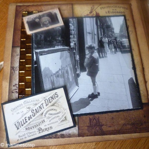 Stickers scrapbooking Etiquettes Vintage - 2 planches 15 x 30 cm - Photo n°5