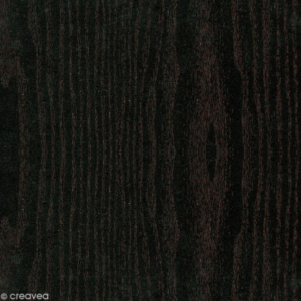 Adhésif décoratif bois - Bois noir 45 cm x 3 m - Photo n°1