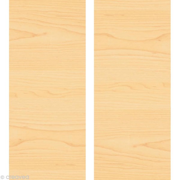 Adhésif décoratif bois - Poirier clair 45 cm x 3 m - Photo n°2