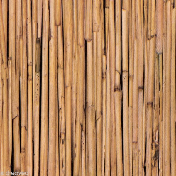 Adhésif décoratif bois - Bambou 45 cm x 3 m - Photo n°1