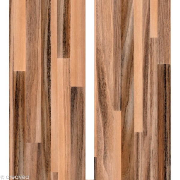 Adhésif décoratif bois - Palissandre 45 cm x 3 m - Photo n°2
