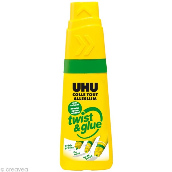 Colle UHU Twist & Glue sans solvant multi matériaux - 35 ml - Photo n°1