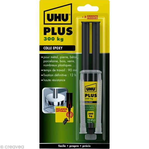 Colle UHU Plus Power - Colle epoxy 15 gr - Photo n°1