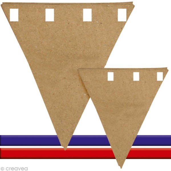 Kit guirlande triangle et ruban - Photo n°1