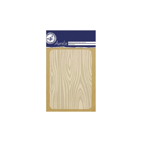 Plaque d'embossage A6 Texture bois ? Aurelie ? Embossing folder Textured Wood - Photo n°1