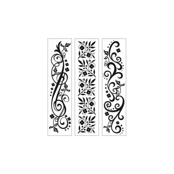 Plaque d'embossage A6 Fioritures ? Darice ? Embossing folder Flourishes - Photo n°1