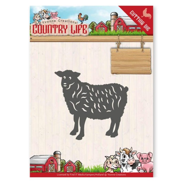 Dies Yvonne Creations - Country Life Sheep - Photo n°1
