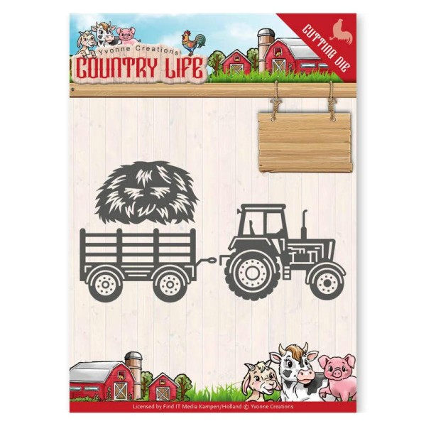 Dies Yvonne Creations - Country Life Tractor - Photo n°1