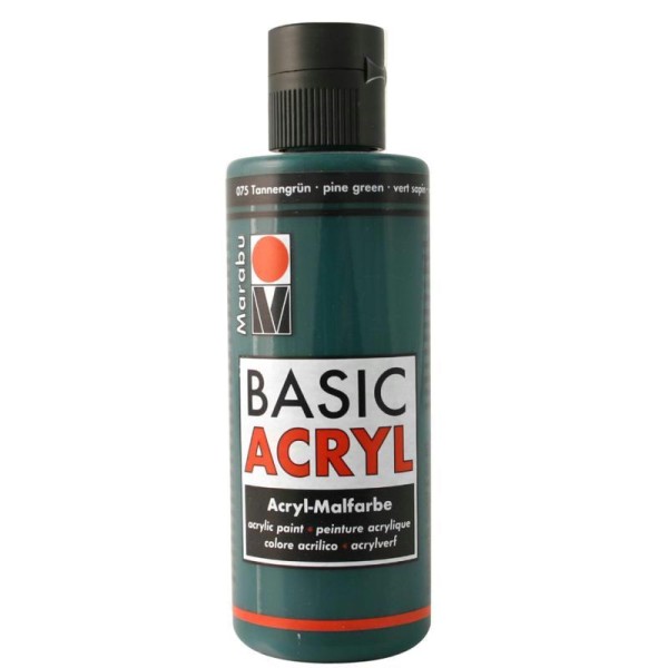 Acrylique Basic Acryl vert sapin 80 ml - Photo n°1