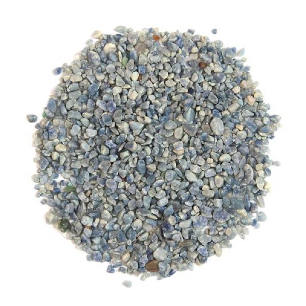 Sable semi-roulé de quartz bleu 2/10 mm - 100 grammes. - Photo n°2