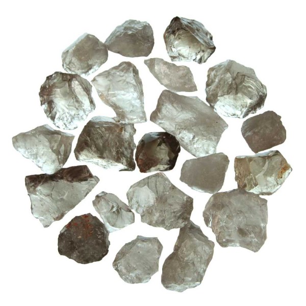 Pierres brutes quartz fumé - 3 à 5 cm - 120 grammes. - Photo n°2