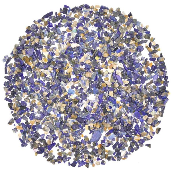 Sable brut de lapis lazuli 2/5 mm - 50 grammes. - Photo n°2