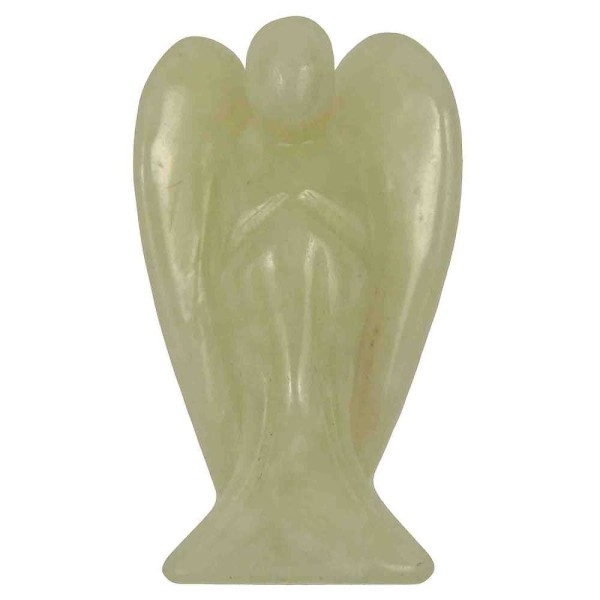 Statuette ange en jade vert - 5 cm. - Photo n°2