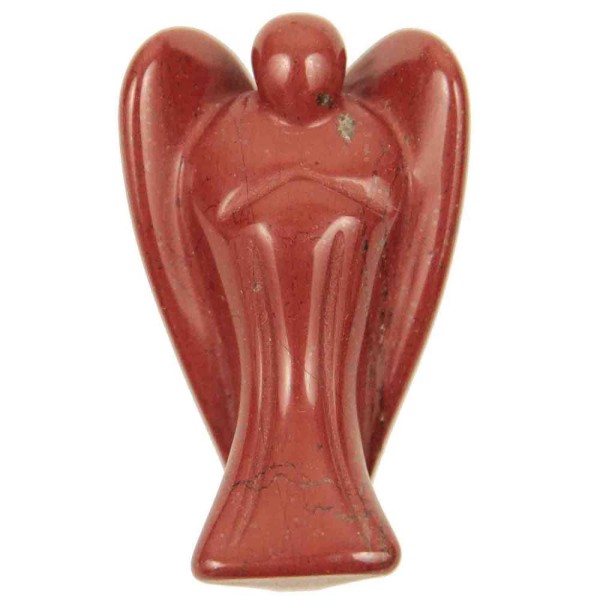 Statuette ange en jaspe rouge - 5 cm. - Photo n°2