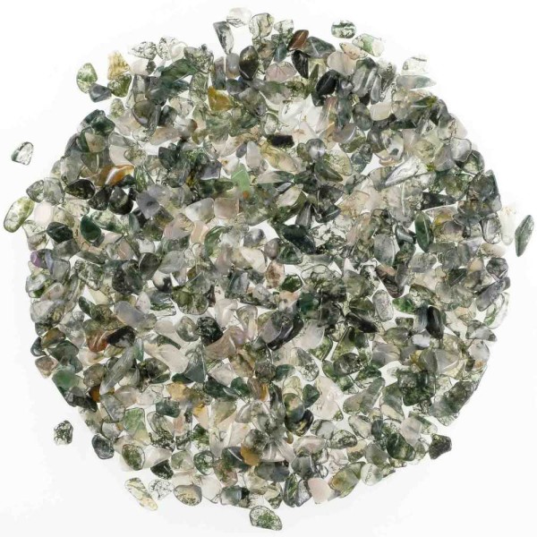 Mini pierres roulées agate mousse - 5 à 10 mm - 100 grammes. - Photo n°2