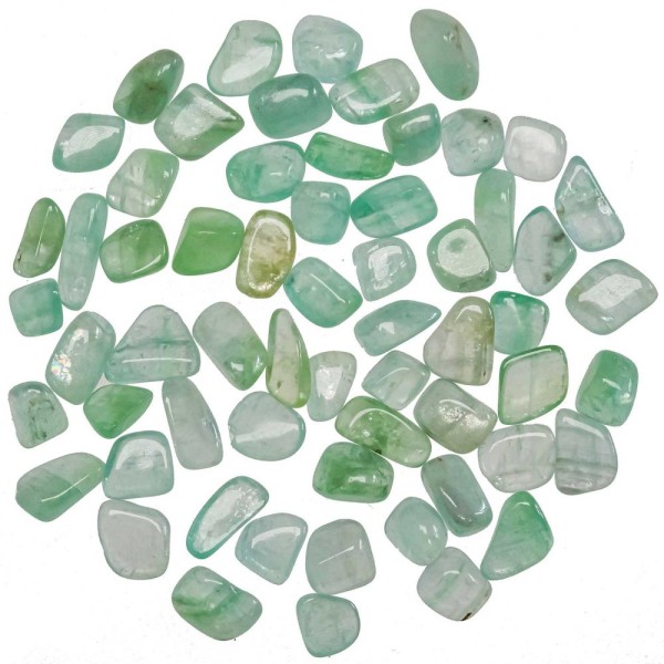 Pierres roulées calcite verte - Qualité extra - 1 à 2 cm - 20 grammes. - Photo n°2