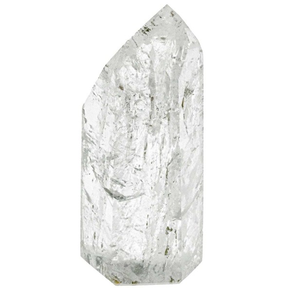Pointe polie mono-terminée en cristal de roche - 174 grammes. - Photo n°3