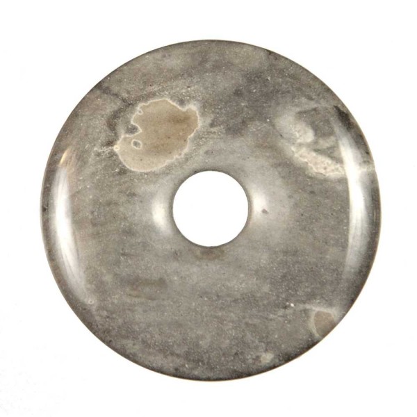 Donut Pi Chinois en silex pour pendentif - Diamètre 3 cm. - Photo n°2