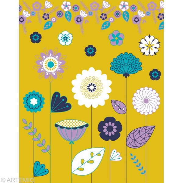 Tampon transparent Fleurs - Planche 14 x 18 cm - Photo n°2