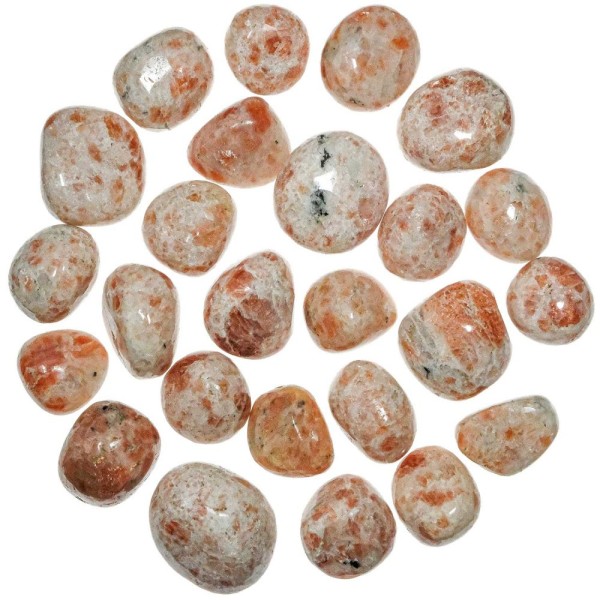 Pierres roulées pierre de soleil - 2 à 3 cm - Lot de 2. - Photo n°2