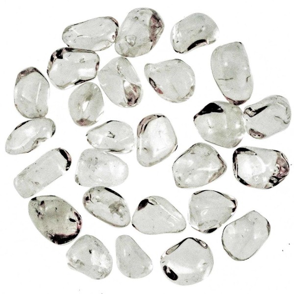 Pierres roulées cristal de roche - Qualité extra - 2 à 3 cm - Lot de 2. - Photo n°2