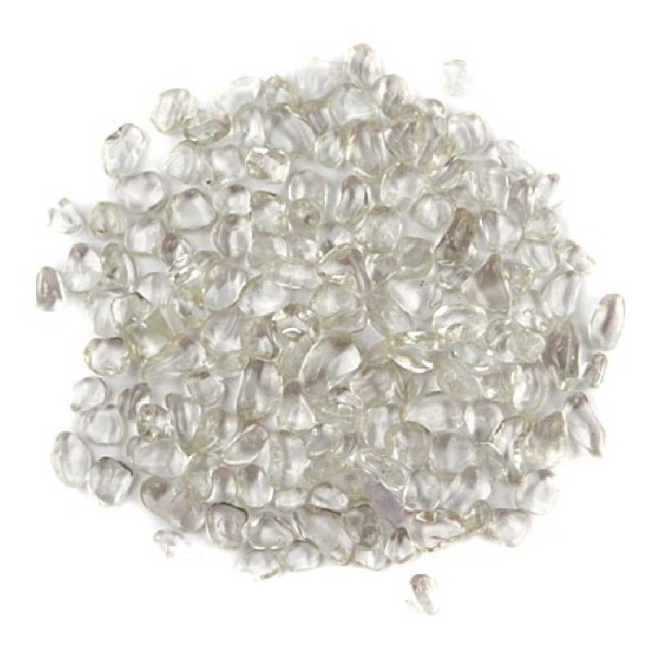Petites pierres roulées cristal de roche - 1 à 1.5 cm - Qualité extra - 50 grammes. - Photo n°2