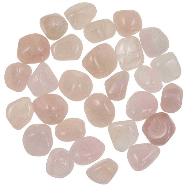 Pierres roulées quartz rose - 2 à 3.5 cm - Lot de 4. - Photo n°1