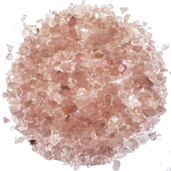 Mini pierres roulées quartz rose - 5 à 10 mm - 100 grammes. - Photo n°2