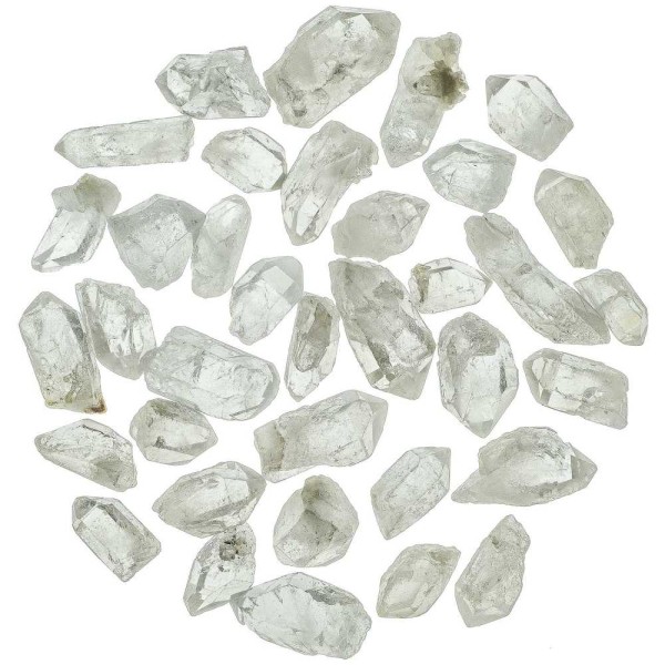 Pierres brutes pointes de cristal de roche - 2 à 4 cm - 100 grammes. - Photo n°2