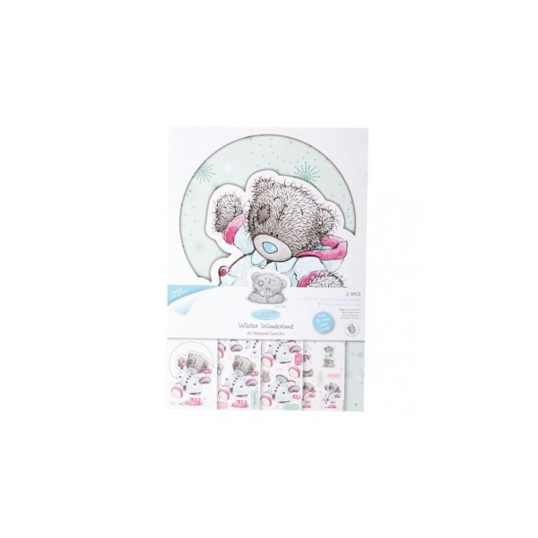 Kit Carterie A5 Me to You - Winter Fun - Winter Wonderland Glittered Card Kit - Photo n°1