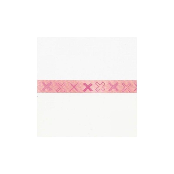 Masking Tape Croix roses 10 m - Les ateliers de Karine - Photo n°2