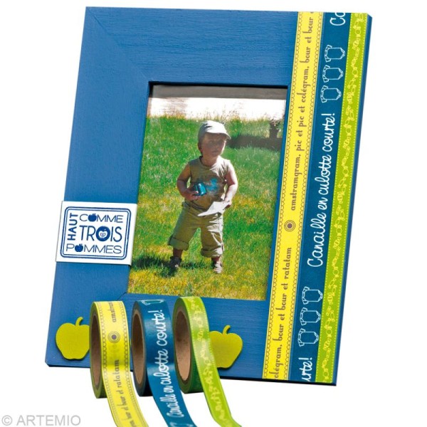 Masking tape Boy - Canaille Bleu foncé 15 mm x 10 m - Photo n°2