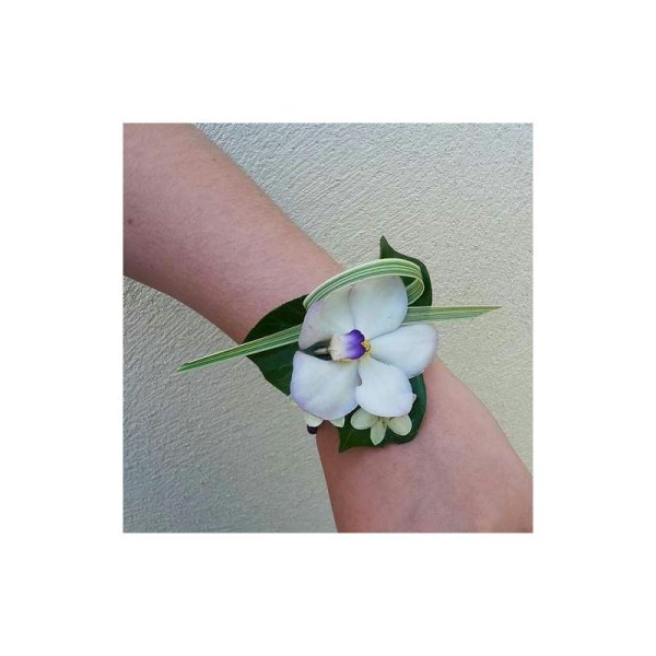 Bracelet flexible Wrap Oasis argenté. Longueur 22 cm, largeur 2.5 cm. Vendu à l'unité - Photo n°1