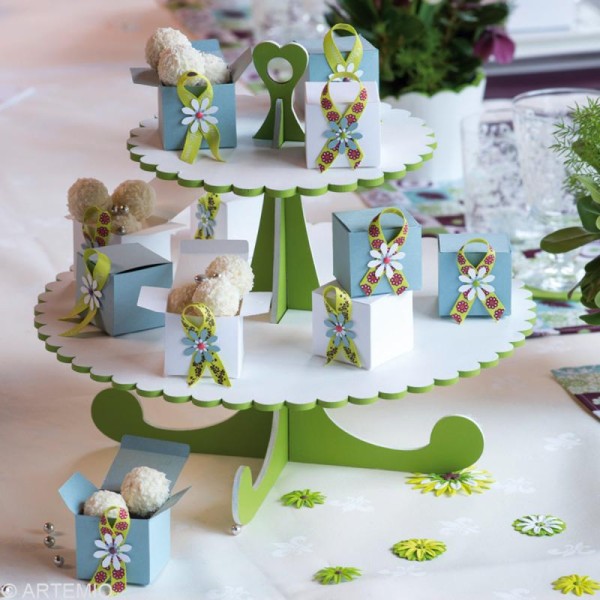 Présentoir à cupcakes à décorer 32 cm - Photo n°3