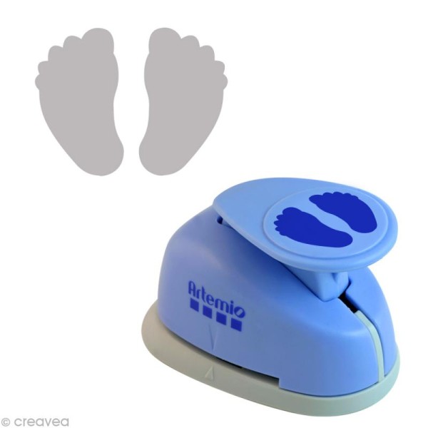 Perforatrice MM pieds de bébé - 2.5 cm - Photo n°1