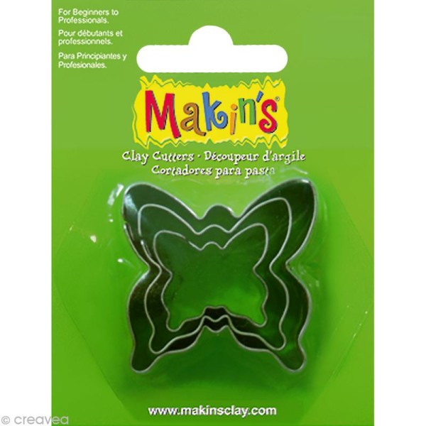 Emporte-pièces Makin's Clay Papillon - 3 pcs - Photo n°1