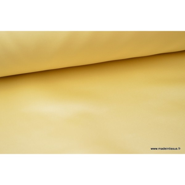 Tissu Satin duchesse polyester doré - Photo n°3