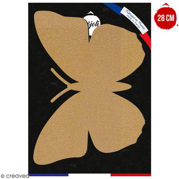 Papillon en bois à décorer - 28 cm - Collection Champêtre - Photo n°1