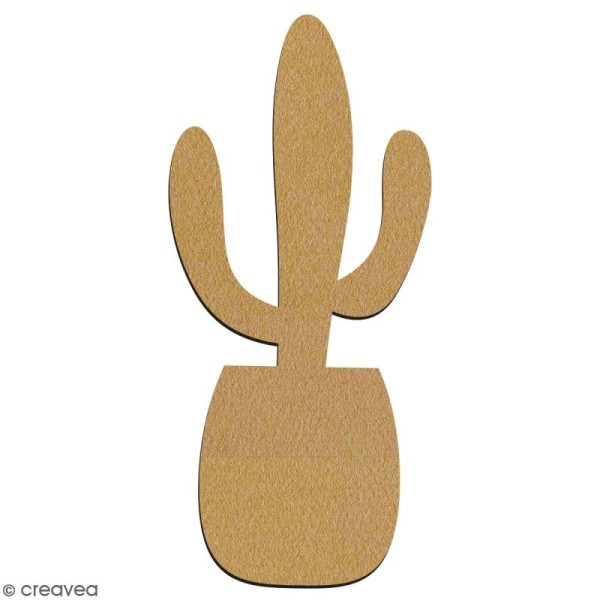 Cactus saguaro en bois à décorer - 7 cm - Collection Lama / Cactus - Photo n°2