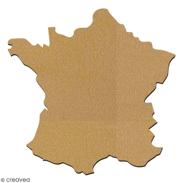 France en bois à décorer - 7 cm - Collection Cocorico - Photo n°2