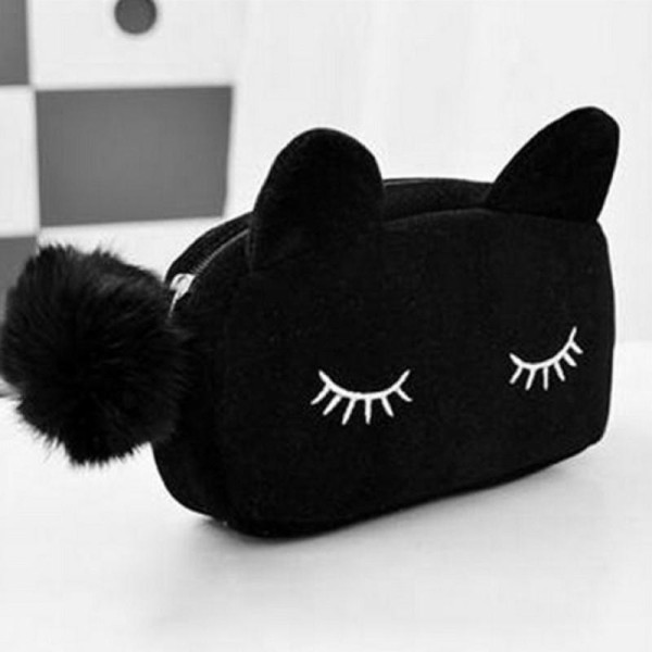 Trousse chat noire - Photo n°1
