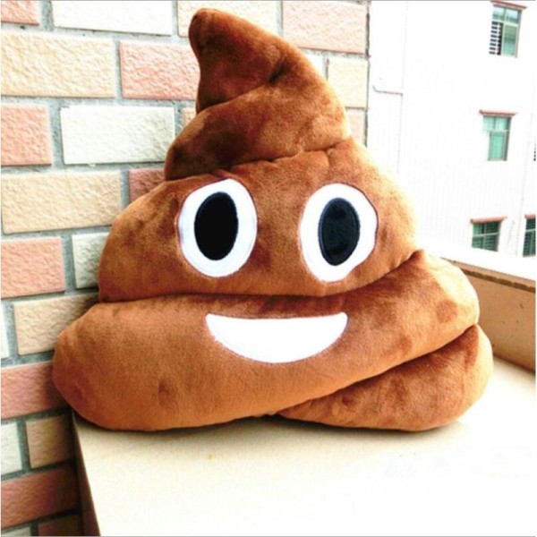 Coussin emoji poop - Photo n°1