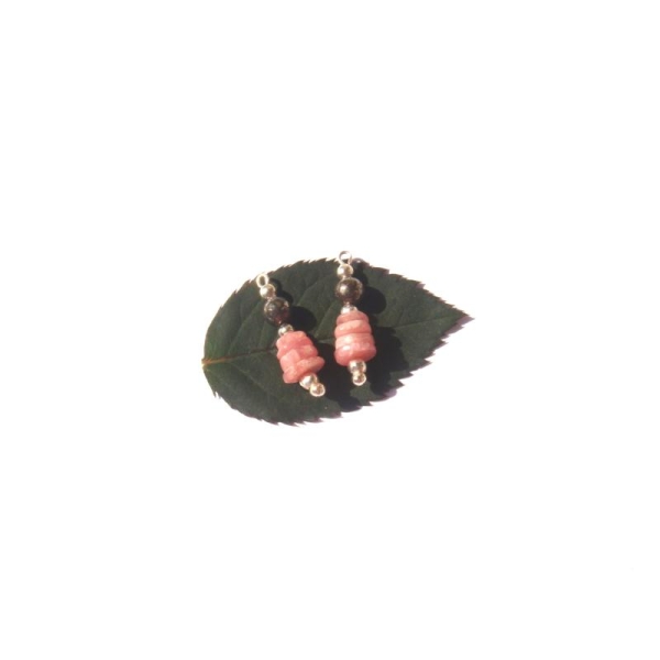Rhodoscrosite : 20 Perles chips 5/8 MM de diamètre environ - Photo n°2