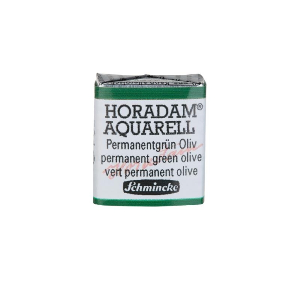 Horadam Aquarell couleurs aquarelle extra-fine pour artiste vert permanent olive 14534 - Photo n°2
