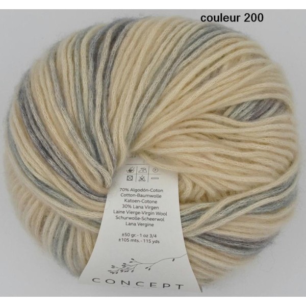 Cotton-Merino Couleur 200 Bain 95117 - Photo n°1