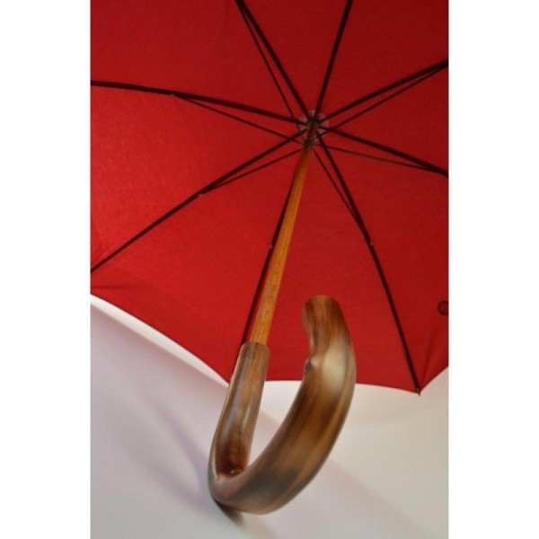 Parapluie traditionnel l'Aurillac rouge - Photo n°3
